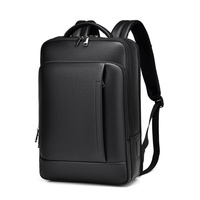 Mochila de Negocios de Diseño Moderno, Impermeable, de Material PU, Mochila para Computadora de Gran Capacidad