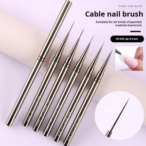 Pinceau professionnel de dessin pour nail art en acrylique et poils de Kolinsky, prix usine bas - Product Image 5