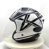 Nouveau casque de moto 3/4 ouvert en ABS avec double visière, déverrouillage rapide, toutes saisons, course, sécurité, homologué DOT, garantie à vie VZ pour