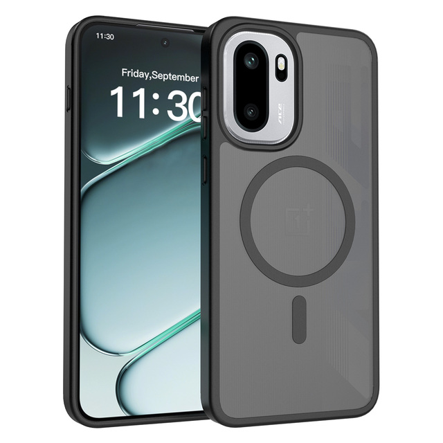 Shockproof Frosted Skin Magnetic Phone Case for OnePlus Ace 6 5G/OnePlus 15R Mobile Phone Protective Case