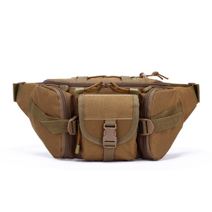 Sac banane Oxford de bonne qualité, sac de taille tactique avec fermeture à glissière, antivol et multi-poches pour les voyages, le sport, pour hommes et femmes - Product Image 2
