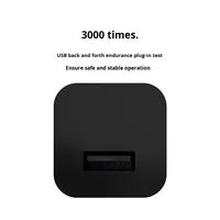 Adaptador de Corriente USB PD de 5W, 5V1A, Carcasa Transparente, Enchufe Estadounidense, Protección Contra Sobrecorriente OLP, Cargador de Bajo Voltaje