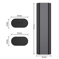 Câble de transfert de données USB-C vers Type-C Micro 6-en-1, adaptateur de charge, boîte de rangement, ensemble de câbles de charge rapide 3A