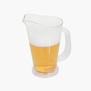 <span class=keywords><strong>1000ml</strong></span> BPA miễn phí dễ dàng làm sạch nhựa rõ ràng bia Jug biểu tượng tùy chỉnh bình cho thanh nước bình pha lê bia Jug với Side xử lý - Product Image 3