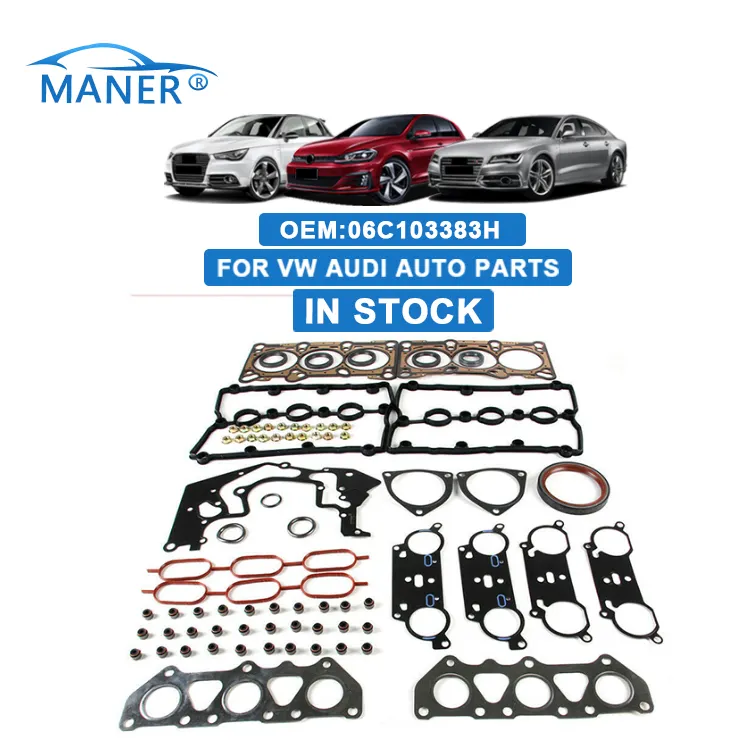Junta de culata de Sistemas de motor automático MANER 06C103383H para Audi VW A6 A4 3.0Q EA837 EA839