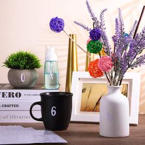 1 pollice nero bianco fai da te numero lettere adesivi autoadesivi in vinile lettere alfabeto Kit di numeri <span class=keywords><strong>per</strong></span> porta del segno - Product Image 4