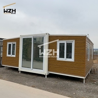 Contenedor expandible de lujo estándar AU de 40 pies, contenedor prefabricado para el hogar, casa contenedor temporal pequeña Modular prefabricada para el hogar