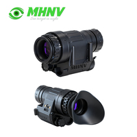 Monoculaire de vision nocturne MHNV PVS14 avec boîtier et support de fixation pour casque, accessoires Autogate NVM GEN 3 Phosphore blanc/vert