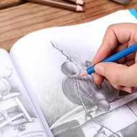 Ensemble d'art professionnel de 50 pièces, kit de crayons à dessin et à croquis