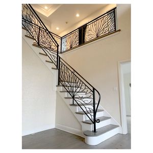 Barandilla de Hierro Forjado que Cumple con las Normas para Áreas Comunes de Edificios de Apartamentos, Residencias Multifamiliares y Propiedades de <span class=keywords><strong>Alquiler</strong></span> Interiores - Product Image 4