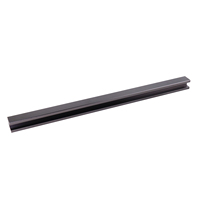 Rampe en aluminium intérieure/extérieure sur mesure en alliage pour escalier de villa, terrasse et balcon, balustrade en verre au design simple