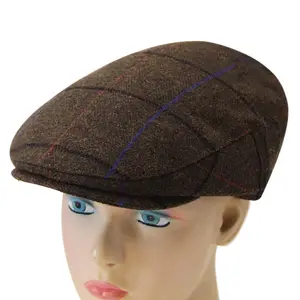 Wholesale Summer Beret Newsboy Cap Mesh Beret Ivy Cap Stripes Flat Vintage Blank Ivy Hats