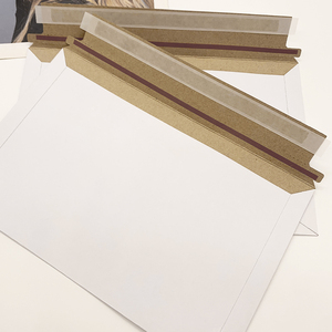<span class=keywords><strong>Buste</strong></span> Rigide Piatte <span class=keywords><strong>A4</strong></span> A5 in Cartone Bianco con Chiusura Autoadesiva per Spedizione di Foto, Documenti, Carte, Stampe Artistiche - Product Image 3