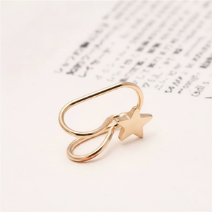 Orecchini Pendenti Boho di Lusso Fatti a Mano, di Tendenza, con Cuore, Strass e Luna, Carini, Religiosi, Vendita Calda all'Ingrosso per Ragazze e Donne - Product Image 1