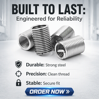 12mm Stainless Steel Polished Fully Threaded Metric Thread Inserts Slotted Drive Smooth Channel Fastener for General Industry