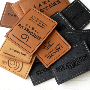 Etiquetas de Cuero Auténtico para Jeans, Estilo Vintage, con Efecto Desgastado y Parches de Cuero - Product Image 4