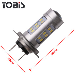 Yobis bombilla de coche <span class=keywords><strong>H7</strong></span> con LED de niebla de reemplazo 2835 21SMD Chipsets coche luces de circulación diurna - Product Image 4