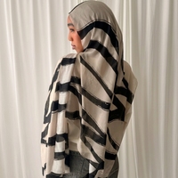 Nouveau design 2026 – Voile léger imprimé printemps en coton modal, écharpe ethnique pour femmes musulmanes, vente en gros, longs hijabs de 180 cm