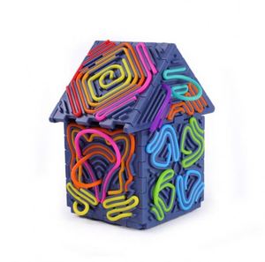 Hot-Selling Sensory <b>Activity</b> Board Silicone Stress Relief Board DIY Puzzle <b>Cube</b> 3D Toy Unisex 14 Years & up - Product Image 1