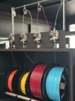 Imprimante 3D FDM de qualité industrielle, neuve, grande taille, technologie quatre couleurs, dimensions 1000*1000*1000mm avec nivellement automatique