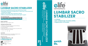 E-Life WA010 Nouveau design Matériau respirant Ceinture de soutien <span class=keywords><strong>lombaire</strong></span> pour le dos - Product Image 5