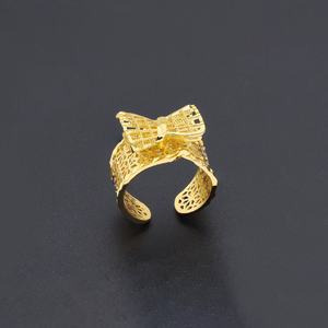 Jxx - Juego de Joyas de Latón Chapado en Oro de 24K de Alta Calidad para Mujer, Nuevo, en Oferta, con Lazo Dorado, para Bodas y Fiestas, Regalo - Product Image 3