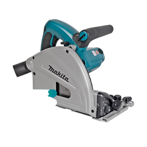 Scie circulaire industrielle 220V pour le travail du bois, avec rail de coupe droite et rail auxiliaire SP6000J - Product Image 4