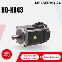 Moteur servo AC Mitsubishi MELSERVO-J4 Série 400W à faible inertie et haute vitesse avec encodeur 22 bits