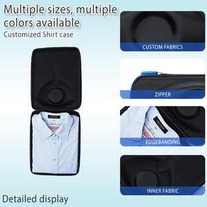 Étui de rangement pour chemises en EVA robuste - Coque rigide moulée, résistant aux plis, organisateur pour chemises habillées, antichoc - Product Image 5