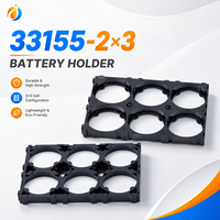 Bracket Penyangga Baterai Grosir 33155 2x3 Plastik Modular untuk Sel 33155 2P 3S LiFePO4