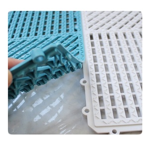 Modern Anti-Slip <b>Plastic</b> Shower Floor Tile Wear Resistant Vinyl <b>Flooring</b> for Wet Areas-for Bathroom Kitchen Patio Pet Areas - Product Image 5
