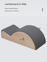 Correcteur de posture portable en bois pour la colonne vertébrale, idéal pour la gym à domicile et le Pilates