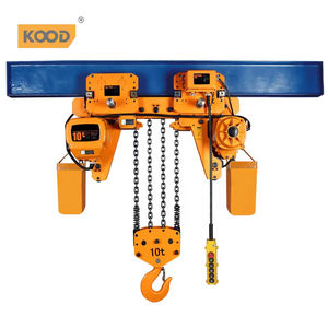 Palan de grue électrique pratique 10t moteur standard à chaîne capacité de 2 tonnes nouvelle grue de levage en acier bon prix électrique coulissant - Product Image 1