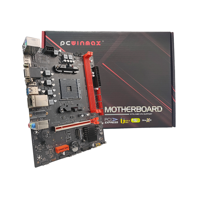For B450 Micro ATX Gaming Motherboard for 5 5600G/5700G APU M.2 Radeon Graphics 64GB DDR4 Desktop 3-Year Warranty