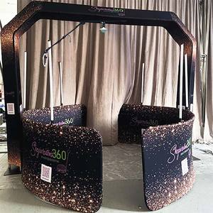 360 Overhead <b>Selfie</b> Booth Aluminum Alloy <b>Frame</b> Customizable Size Color Smartphones iPad Remote Control Self-Service Print - Product Image 2