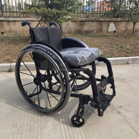Haute qualité Manuel en alliage d'aluminium sport fauteuil roulant handicapé blessés en plein air Sport fauteuil roulant personnalisation