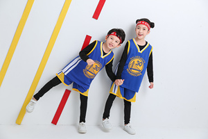 子供用バスケットボールユニフォーム、バスケットボールジャージ、軽量ポリエステル昇華プリント、通気性、ブルンソネス、デュランテス、スポーツウェア - Product Image 2