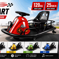 Kart électrique Crazy Cart avec moteur brushless 350W, fabriqué en usine OEM, avec minuteur commercial, pour drift, destiné aux parcs d'attractions