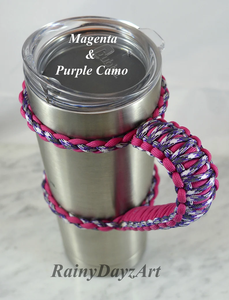 Botella hecha a mano al por mayor ASA tejida soporte de mano portátil empuñadura de viaje 20oz 30oz asas de <span class=keywords><strong>taza</strong></span> - Product Image 6