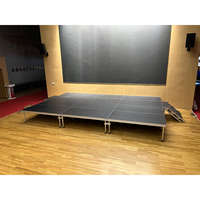 Scène d'événement portable économique 1x2m avec système de scène mobile pour les églises