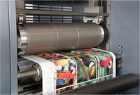 Meilleures ventes 4 5 6 machine d'impression d'étiquettes couleur, presse offset avec découpe
