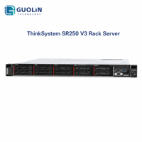 Serveur informatique d'entreprise Lenovo ThinkSystem SR250 V3, serveur en rack 1U à socket unique, infrastructure informatique d'entreprise