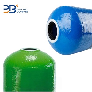 Filtro de Agua con Tanque de FRP 1054 de 125/150 psi, Color Azul/Negro, Personalizado OEM, con Accesorios para Sistema de Filtración de Agua Industrial - Product Image 4