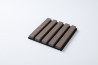 Panneaux muraux acoustiques en bois massif modernes de 19,5 x 12,5 cm avec design 3D pour les solutions acoustiques des hôtels et des écoles
