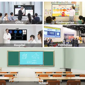 65/75/85/98/110 Inch Infrared LCD Display Touch Screen Smart Board Prices Educational Equipment Interactive Whiteboard