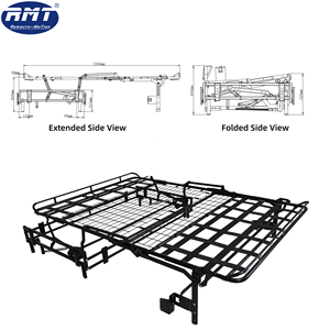 Комплект фурнитуры для трансформации дивана-кровати с экономией пространства: сверхпрочный скрытый механизм складывания для функционального каркаса дивана - Product Image 5