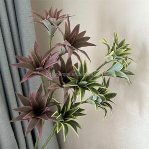 B-334 Vente en gros de feuilles de <span class=keywords><strong>bambou</strong></span> artificielles en soie, feuilles de <span class=keywords><strong>bambou</strong></span> artificielles en soie, 82 cm de long, 5 branches, feuilles de <span class=keywords><strong>bambou</strong></span> artificielles - Product Image 2