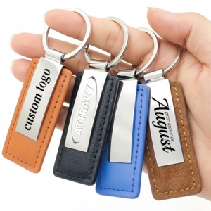 Cadeaux d'affaires promotionnels, <span class=keywords><strong>porte</strong></span>-clés personnalisé avec logo de marque automobile, <span class=keywords><strong>porte</strong></span>-clés en <span class=keywords><strong>cuir</strong></span> PU noir personnalisé de luxe - Product Image 2