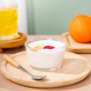 Ciotola per Zuppa <span class=keywords><strong>in</strong></span> <span class=keywords><strong>Vetro</strong></span> Classica Trasparente da 150ml, Contenitore per Pranzo Resistente con Coperchio <span class=keywords><strong>in</strong></span> Plastica - Product Image 2