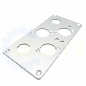 Donguan-panel de control de aluminio de extrusión personalizado, CNC, amplificador de fresado, panel frontal, corte láser, placa facial de aluminio